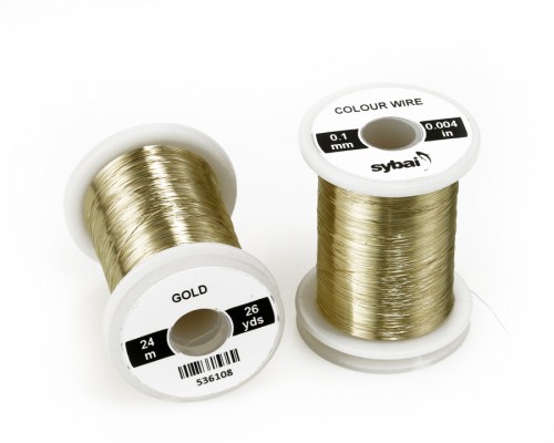 Colour Wire, 0.1 mm, Gold